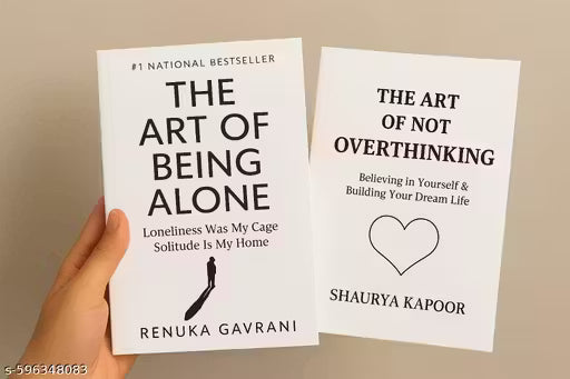 Combo of 4 best selling novels ( Art of being alone &Art of not overthinking &. Do it today & Dopamine detox