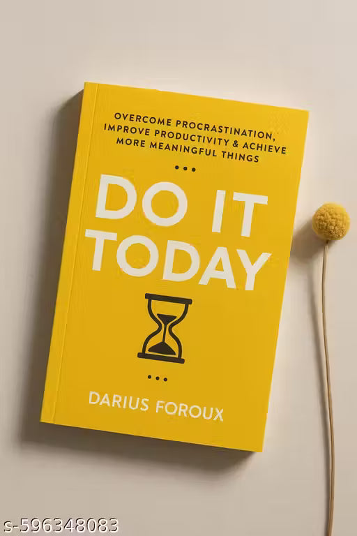 Combo of 4 best selling novels ( Art of being alone &Art of not overthinking &. Do it today & Dopamine detox