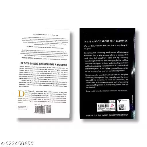 Can’t Hurt Me + The Mountain Is You Combo | Self Help & Motivational Books | Break Self Sabotage | Build Mental Resilience | Paperback